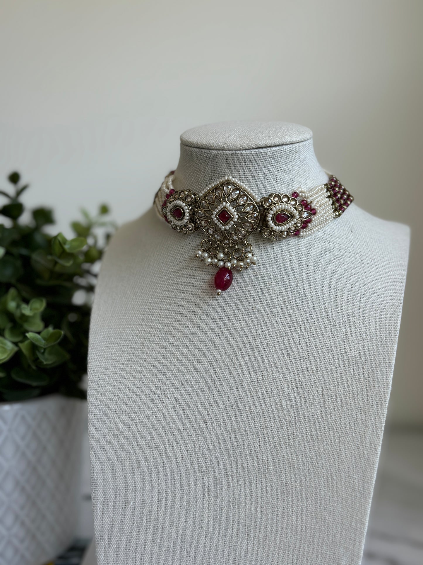 Janki polki choker set