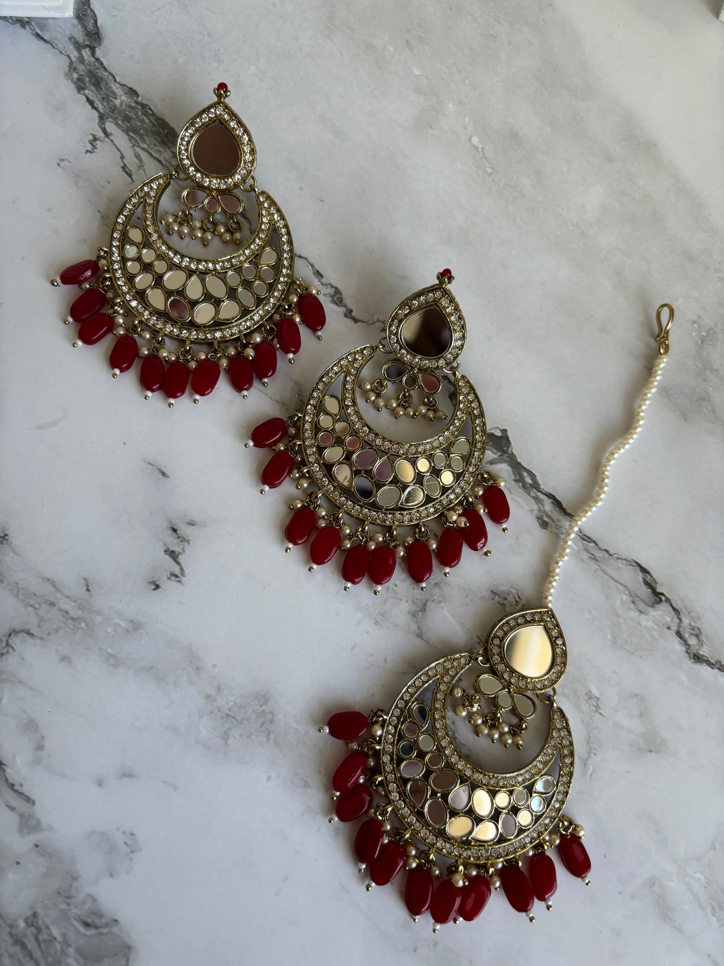 Ishmi earrings tikka & passa