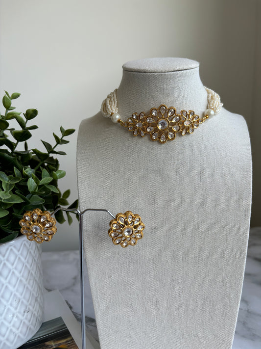 Diya choker set