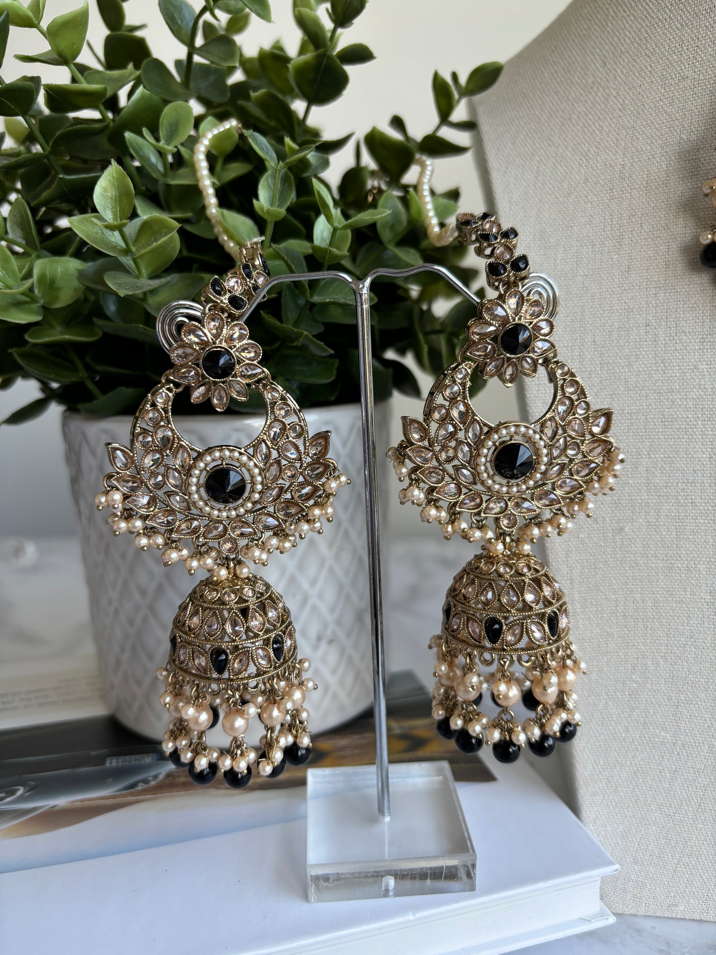 Sumeet Polki Earrings Tikka