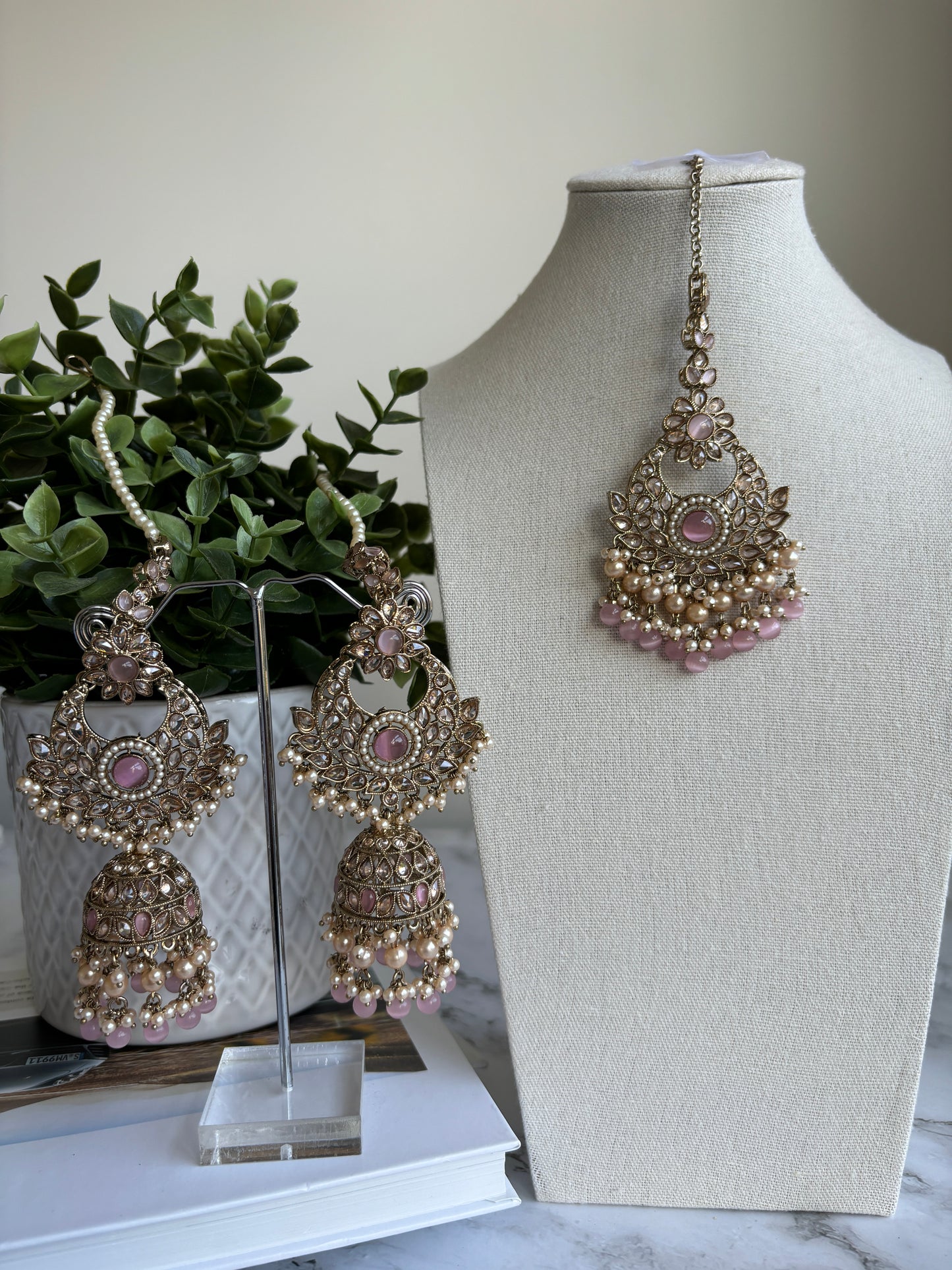 Sumeet Polki Earrings Tikka