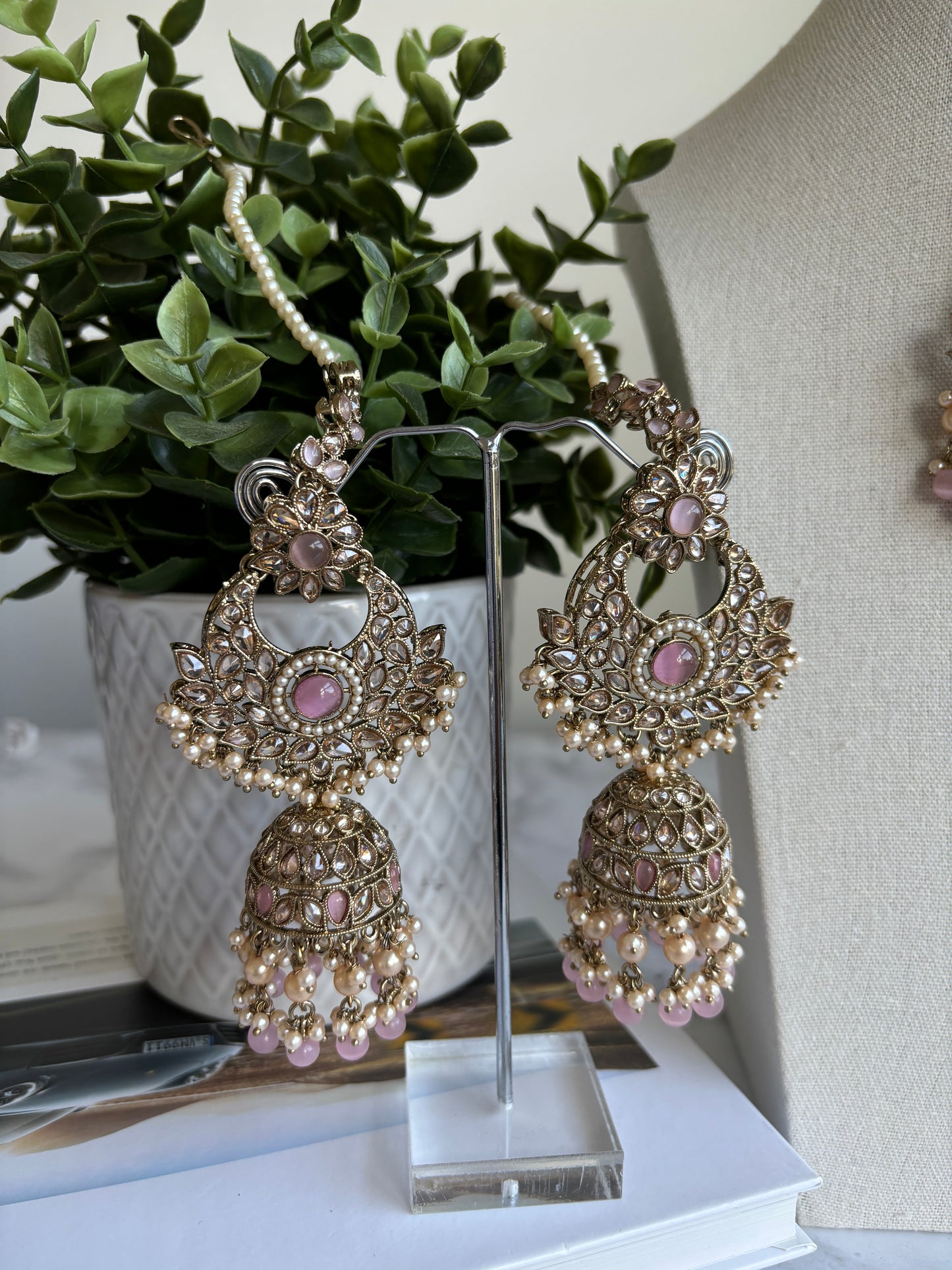 Sumeet Polki Earrings Tikka