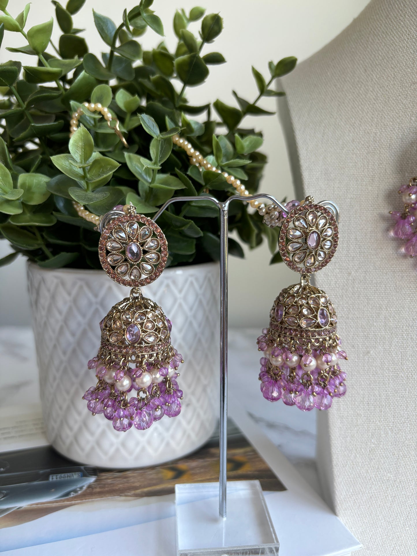 Rashmi Polki Earrings Tikka