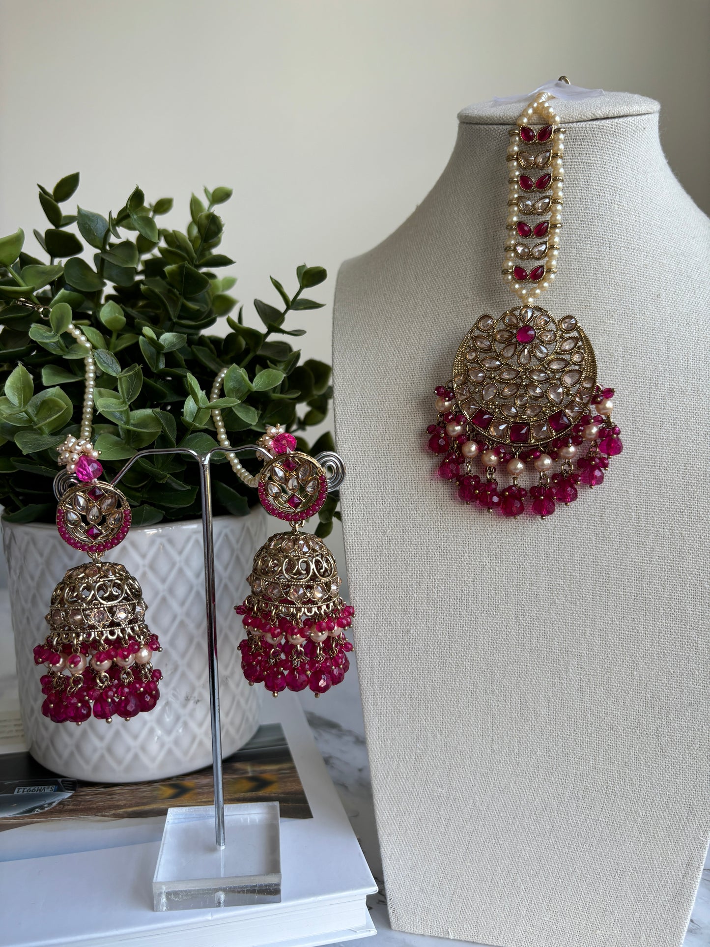 Seerat Polki Earrings Tikka