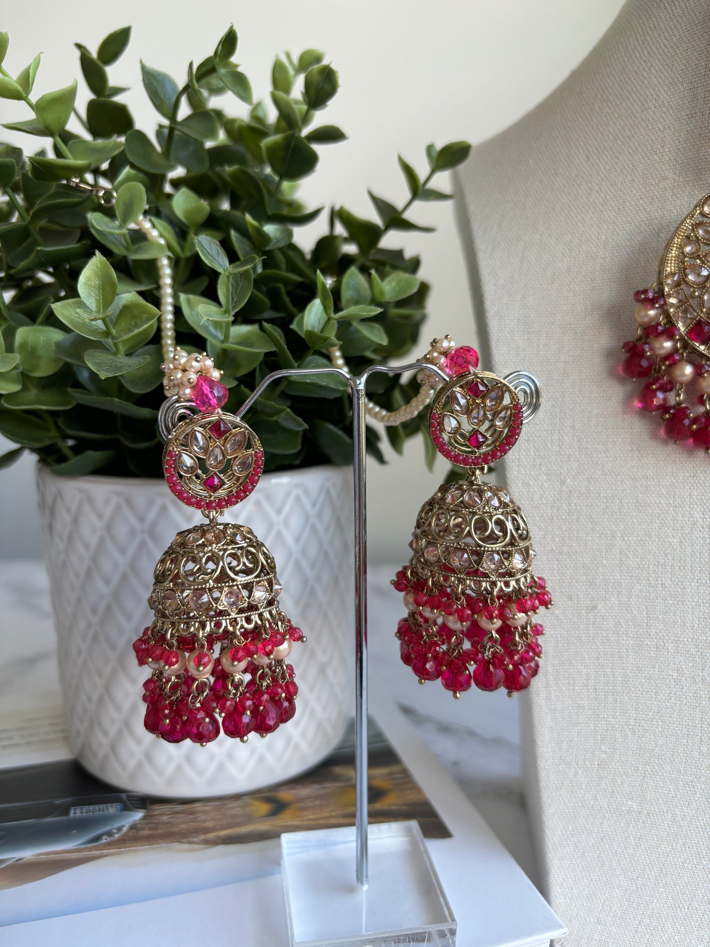 Seerat Polki Earrings Tikka