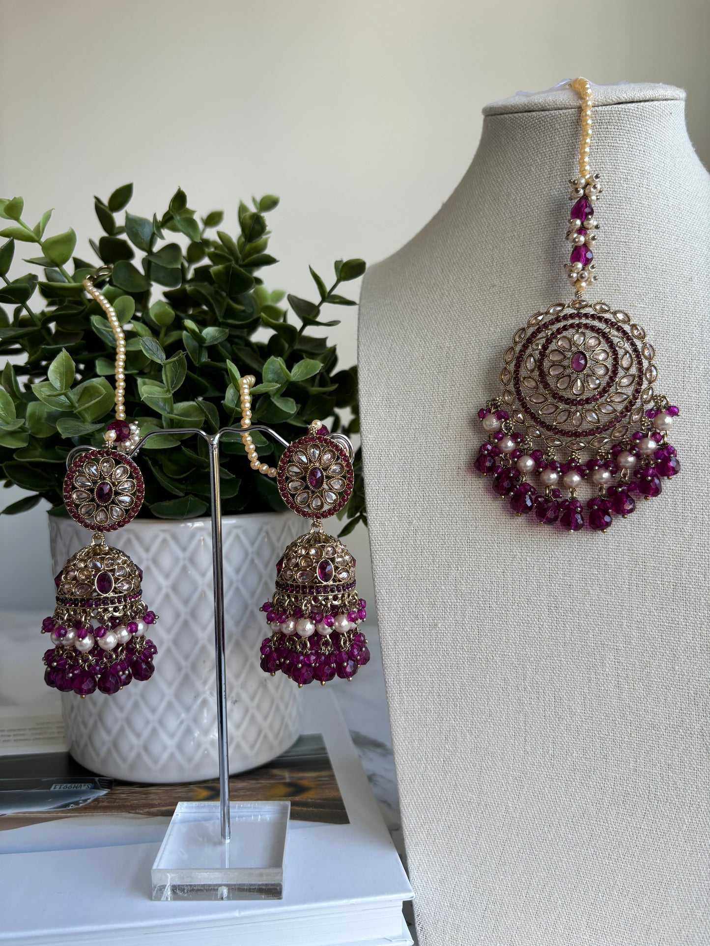 Rashmi Polki Earrings Tikka