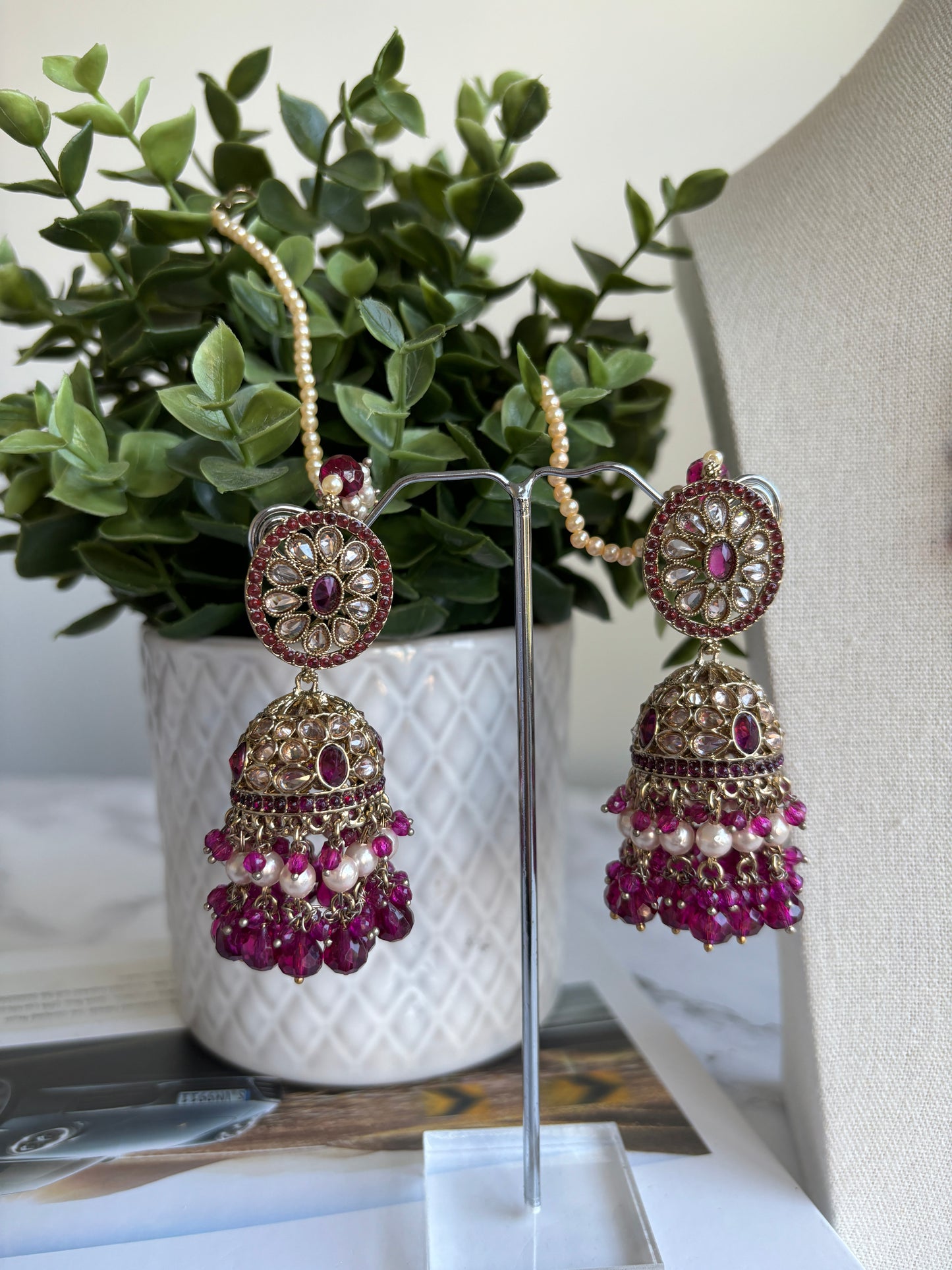 Rashmi Polki Earrings Tikka