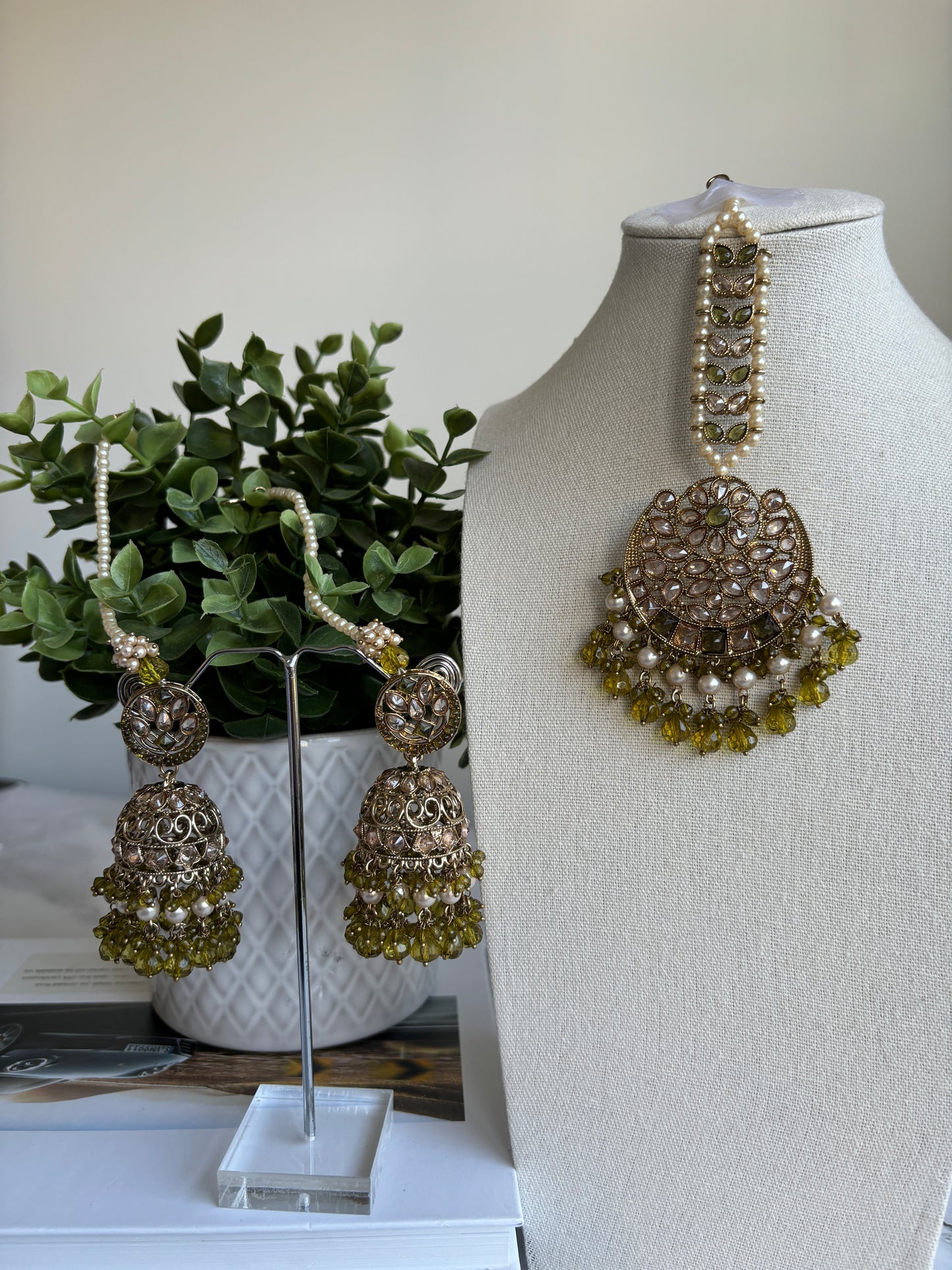 Seerat Polki Earrings Tikka