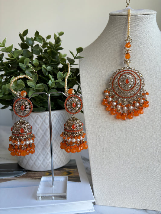 Rashmi Polki Earrings Tikka