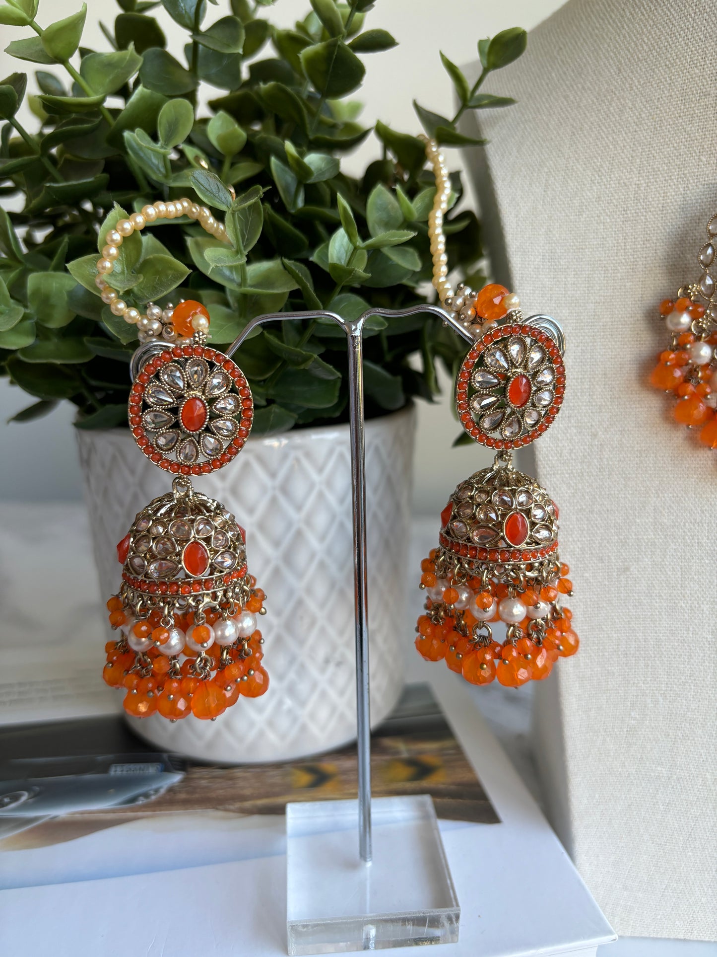 Rashmi Polki Earrings Tikka