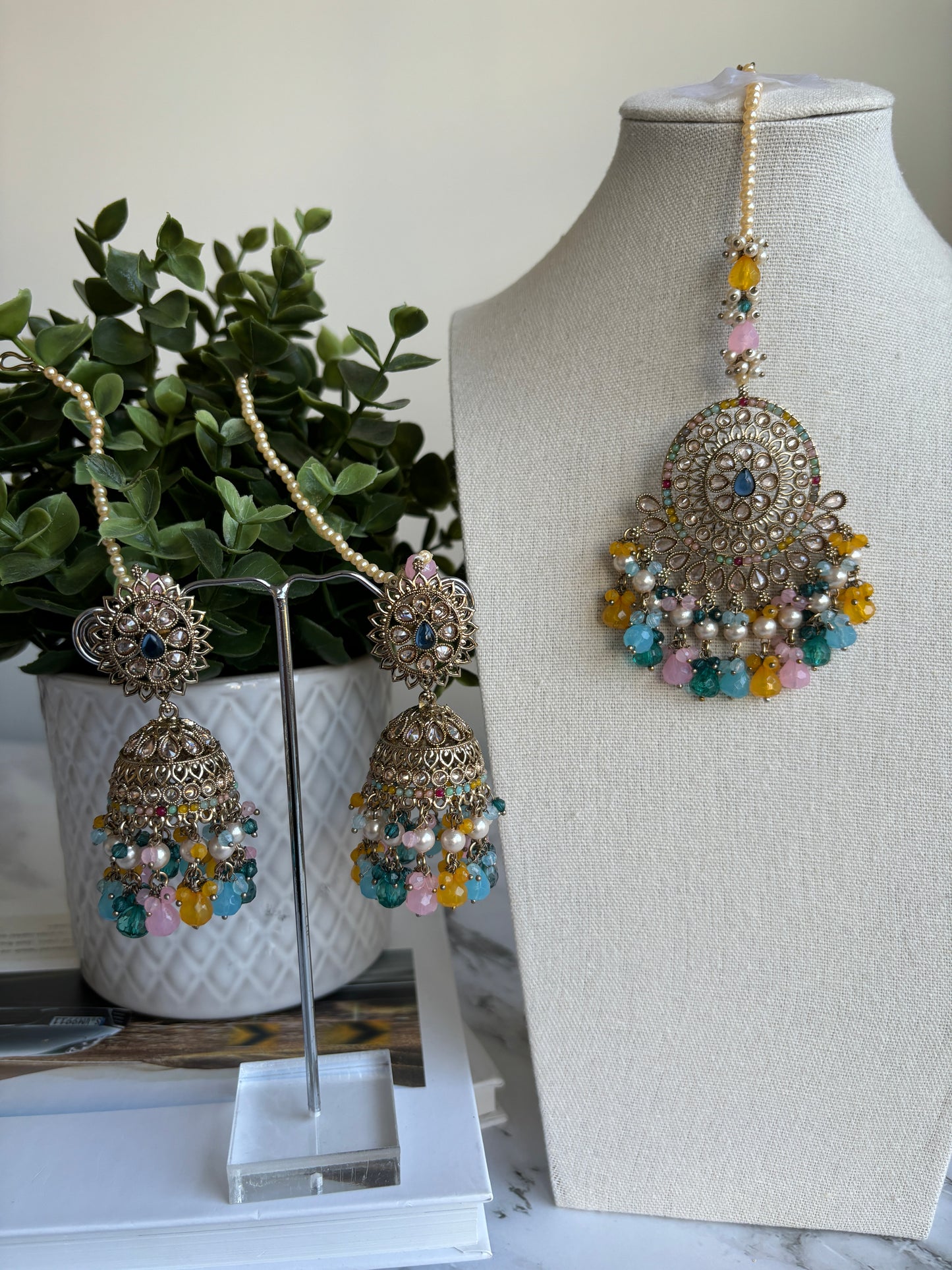 Rashmi Polki Earrings Tikka