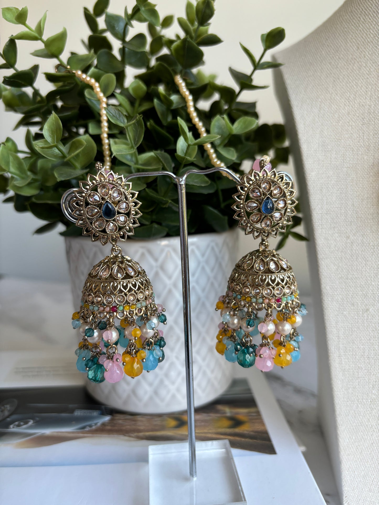 Rashmi Polki Earrings Tikka