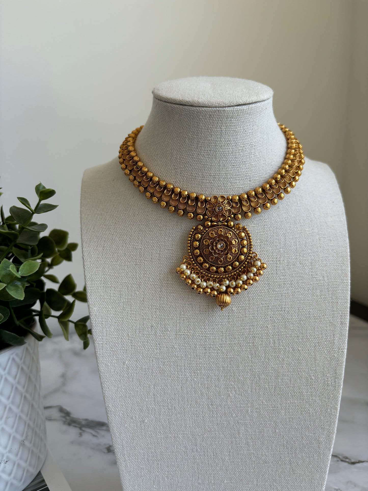 Seerat Gold Plated Necklace