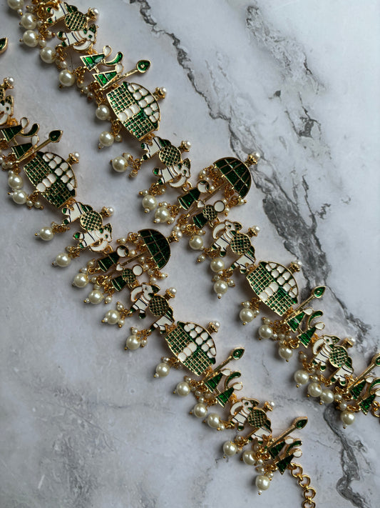 Doli-barat anklets (Green)