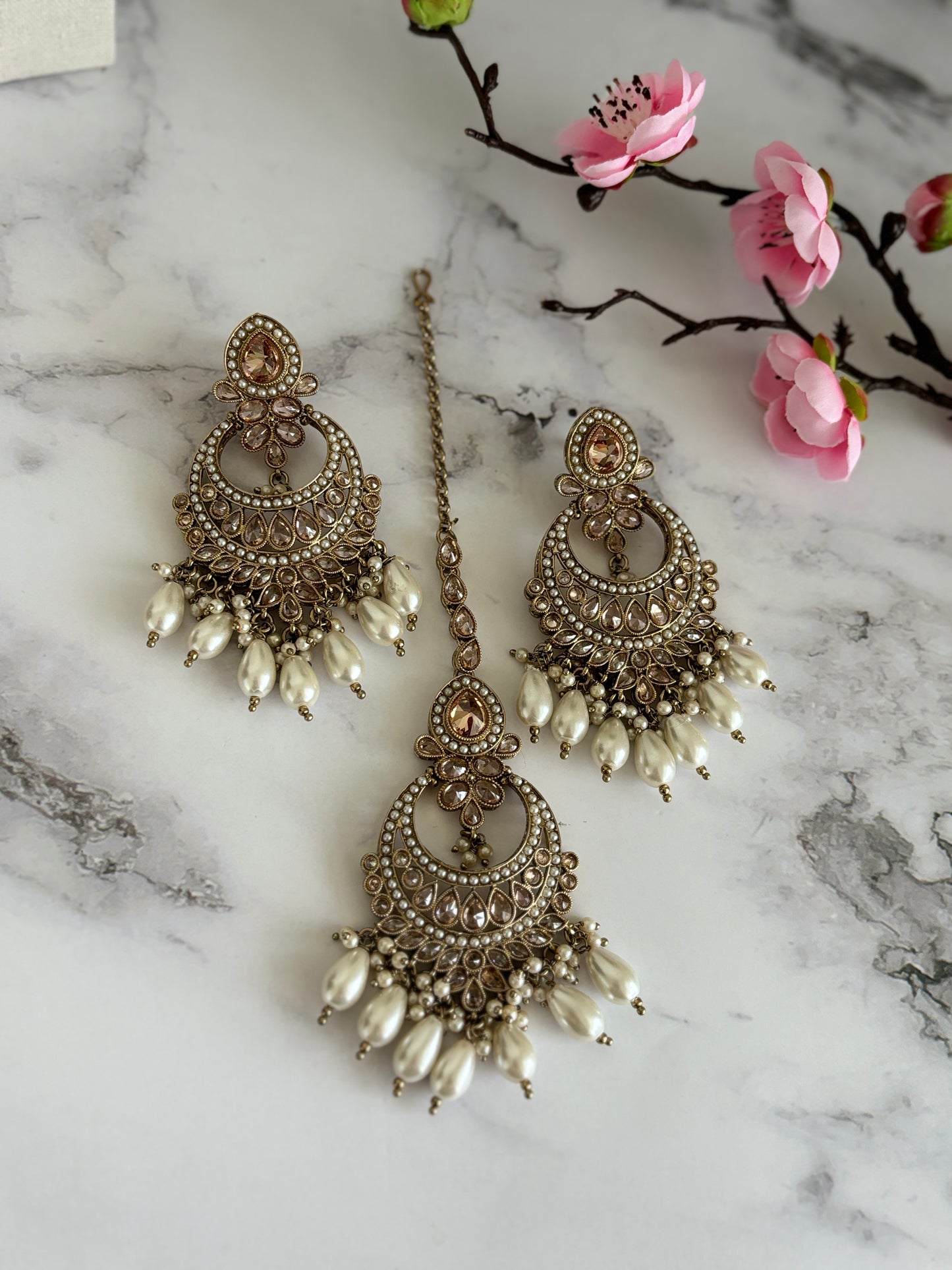 Rashmi polki earrings tikka