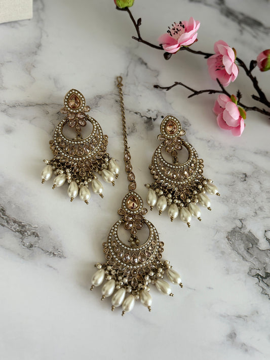 Rashmi polki earrings tikka